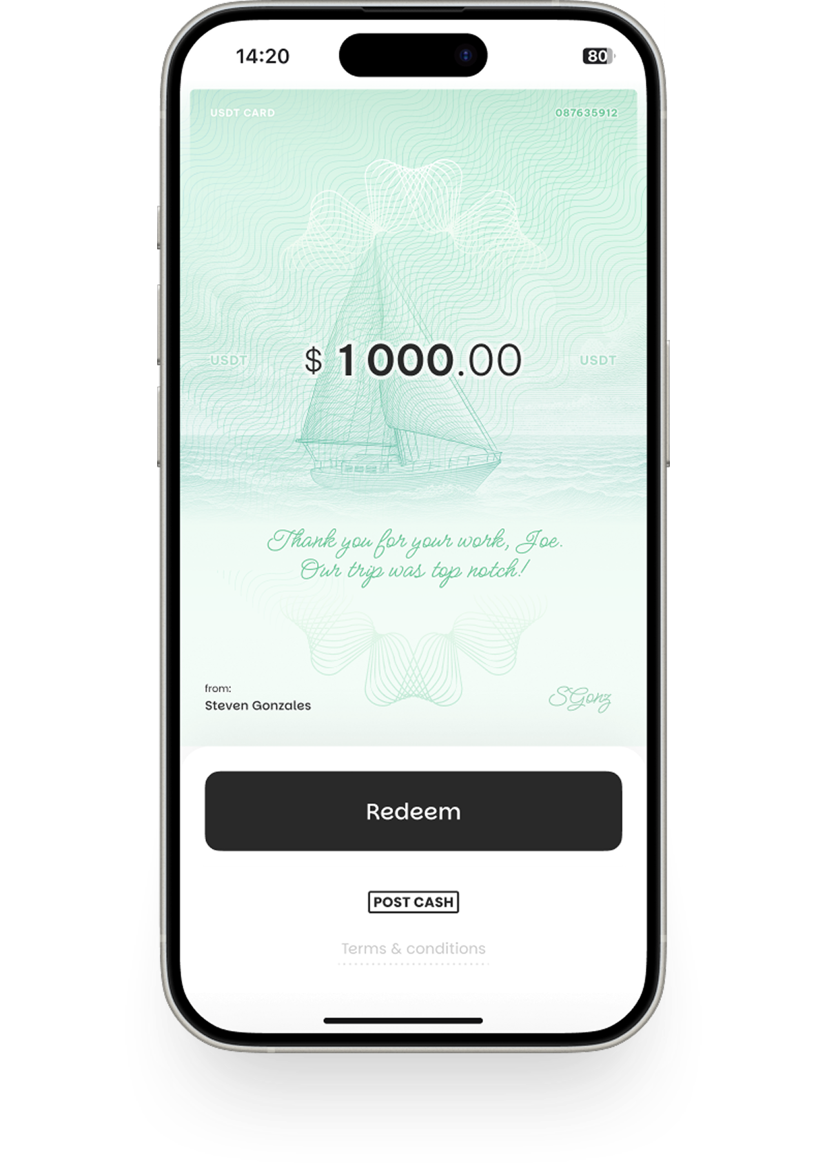App для Postcash